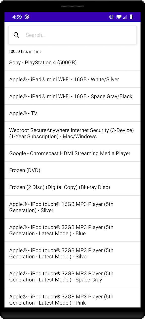 Search compose stats